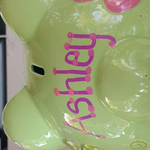 Green Piggy Bank - Picture 7 of 7